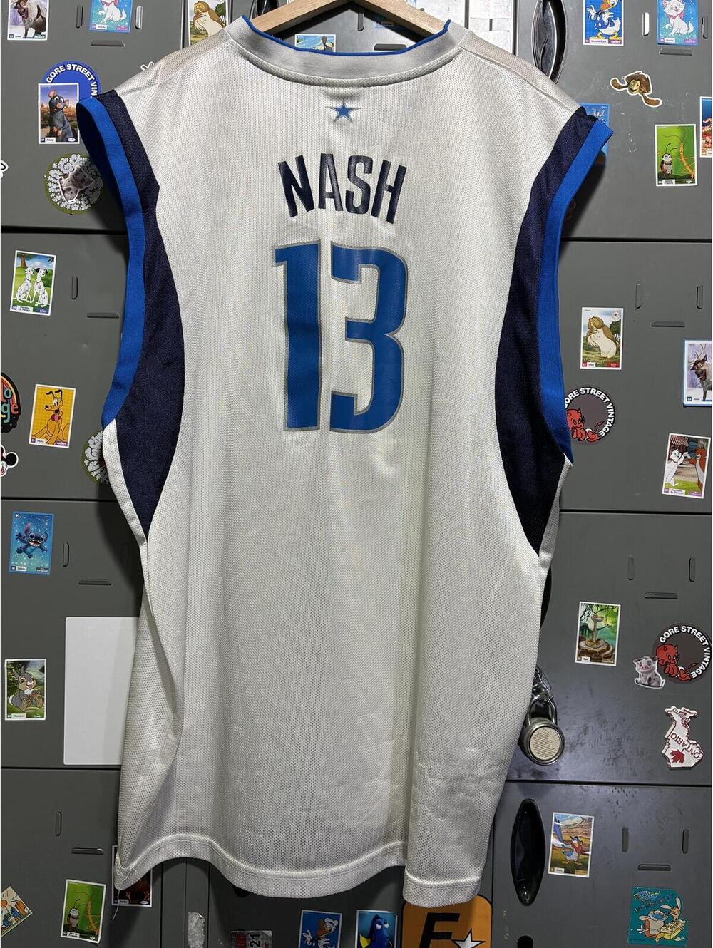 vintage Steve Nash Dallas Mavericks NBA Jersey 27x23 xxl